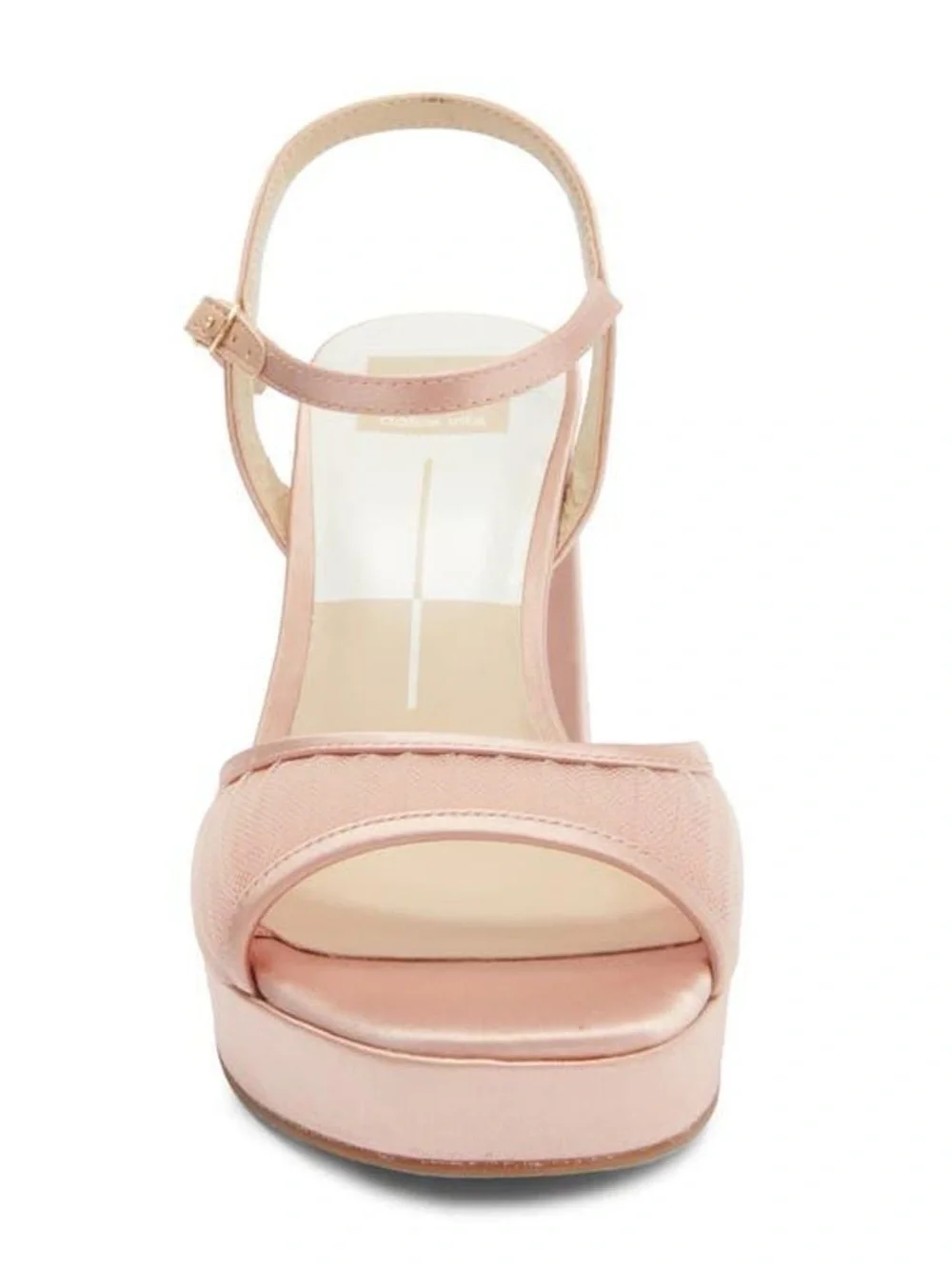 Dolce Vita Preya Platform Sandal in Blush Tulle - Size 7